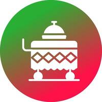 Food Cart kreatives Icon-Design vektor