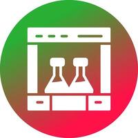 Chemie kreatives Icon-Design vektor