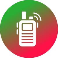 Walkie-Talkies kreatives Icon-Design vektor