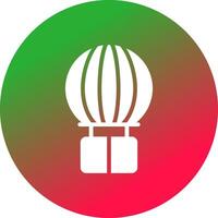 Heißluftballon kreatives Icon-Design vektor