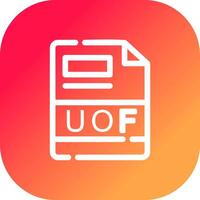 uof kreativ Symbol Design vektor