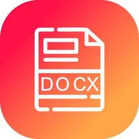 docx kreativ ikon design vektor