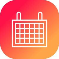 Kalender kreatives Icon-Design vektor