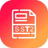 sst2 kreativ ikon design vektor
