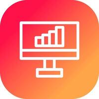 Analytics kreatives Icon-Design vektor