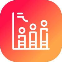 histogram kreativ ikon design vektor