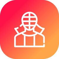 Kendo kreatives Icon-Design vektor