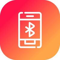 Bluetooth kreatives Icon-Design vektor