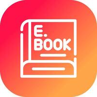 ebook kreativ ikon design vektor