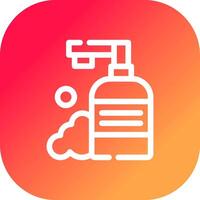 Shampoo kreatives Icon-Design vektor