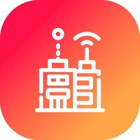 Smart City kreatives Icon-Design vektor