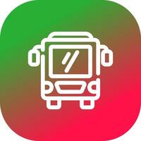 Bus kreatives Icon-Design vektor