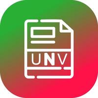 unv kreativ Symbol Design vektor