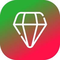 Diamant kreatives Icon-Design vektor