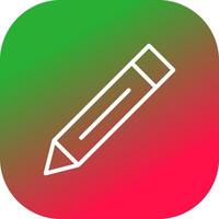 kreatives Icon-Design mit Bleistift vektor