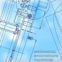 Computergestützte Konstruktionssysteme. Maschinenbauindustrie. Unternehmensidentität vektor