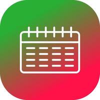 Kalender kreatives Icon-Design vektor