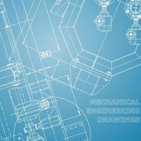 Entwurf. Vektor-Engineering-Illustration. Computergestützte Konstruktionssysteme vektor