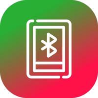 Bluetooth kreatives Icon-Design vektor