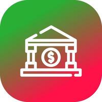 Bank kreatives Icon-Design vektor