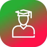 Student kreatives Icon-Design vektor