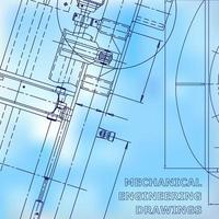 Computergestützte Konstruktionssysteme. Maschinenbauindustrie. Unternehmensidentität vektor