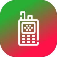 Walkie-Talkie kreatives Icon-Design vektor