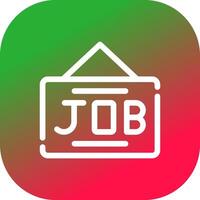 Job kreatives Icon-Design vektor