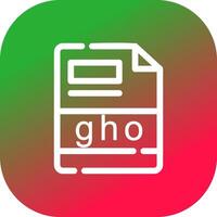 gho kreativ Symbol Design vektor