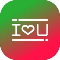 liebe kreatives Icon-Design vektor