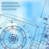 Computergestützte Konstruktionssysteme. Maschinenbauindustrie. Unternehmensidentität vektor