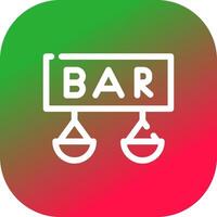 Bar kreatives Icon-Design vektor