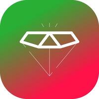Diamant kreatives Icon-Design vektor