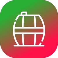 Barrel kreatives Icon-Design vektor