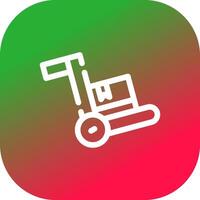 Trolley kreatives Icon-Design vektor