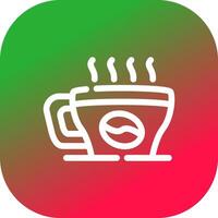 Kaffee kreatives Icon-Design vektor