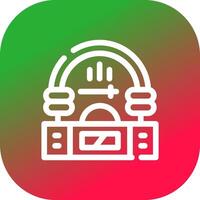 Jukebox kreatives Icon-Design vektor