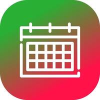 Kalender kreatives Icon-Design vektor