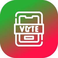 rösta kreativ ikon design vektor