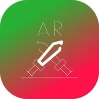 ar Kampf kreativ Symbol Design vektor