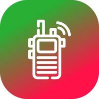 Walkie-Talkies kreatives Icon-Design vektor