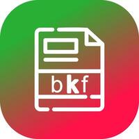 bkf kreativ ikon design vektor