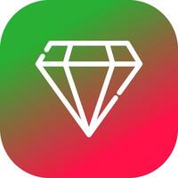 Diamant kreatives Icon-Design vektor