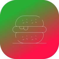 burger kreativ ikon design vektor