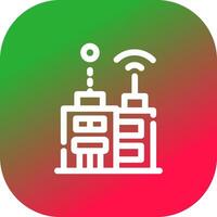 Smart City kreatives Icon-Design vektor