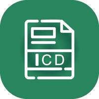 icd kreativ Symbol Design vektor