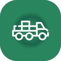 Mover Truck kreatives Icon-Design vektor