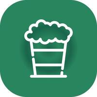 Popcorn kreatives Icon-Design vektor