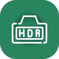 HDR kreatives Icon-Design vektor