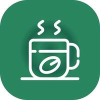 Kaffee kreatives Icon-Design vektor